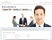 Tablet Screenshot of casasenventayrenta.com.mx